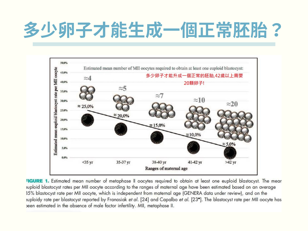 到底要取到多少卵，才能生下一個健康的小孩呢？